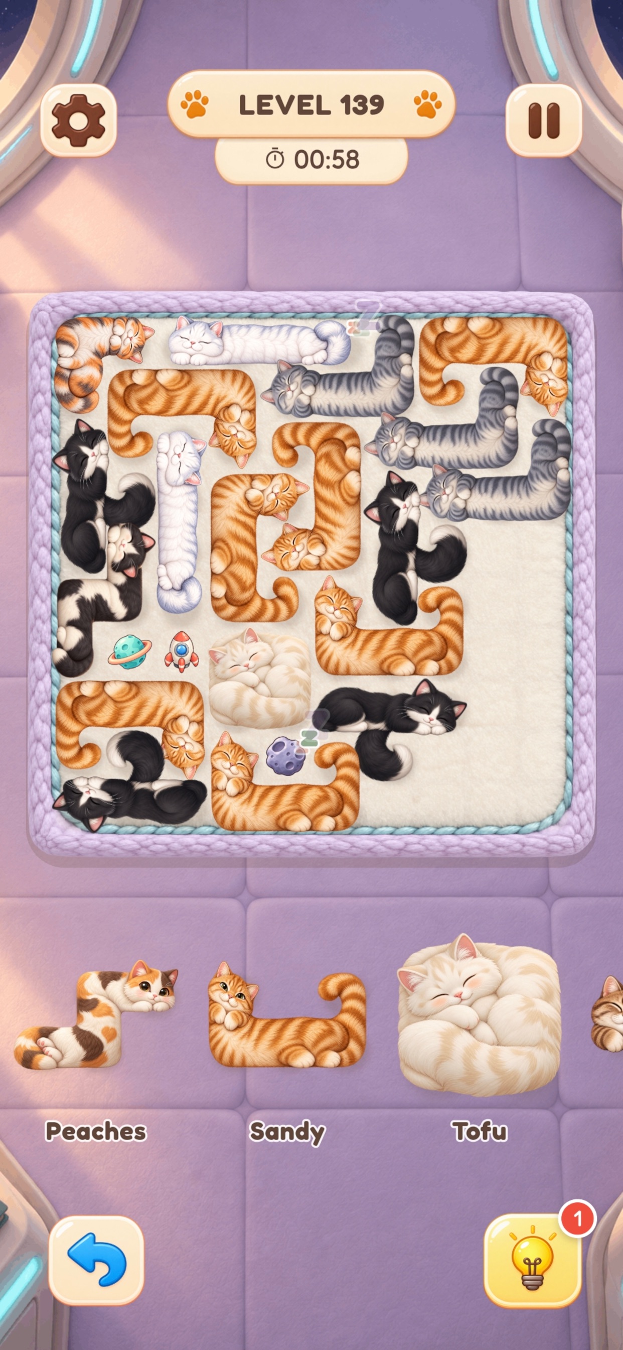 Screenshot 7 of Cozy Cats Fit: Block Puzzle