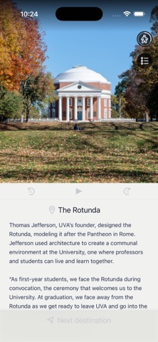 Undergraduate Admission at UVA iPhone screenshot