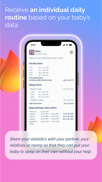Baby Sleep Tracker - Midmoon Screenshot
