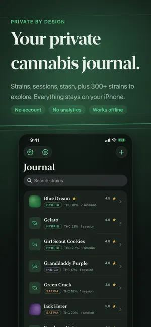 Leaflog Journal screenshot 1