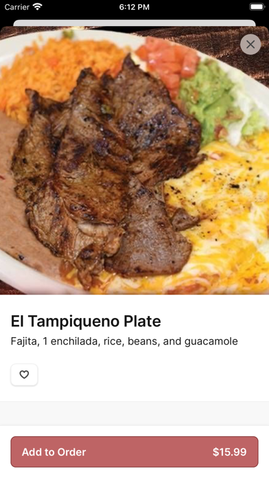 Taqueria Mexico Lindo To Go iPhone screenshot 4 - Food & Drink app