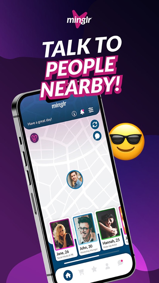 #2. minglr - Real people nearby. (iOS) By: minglr