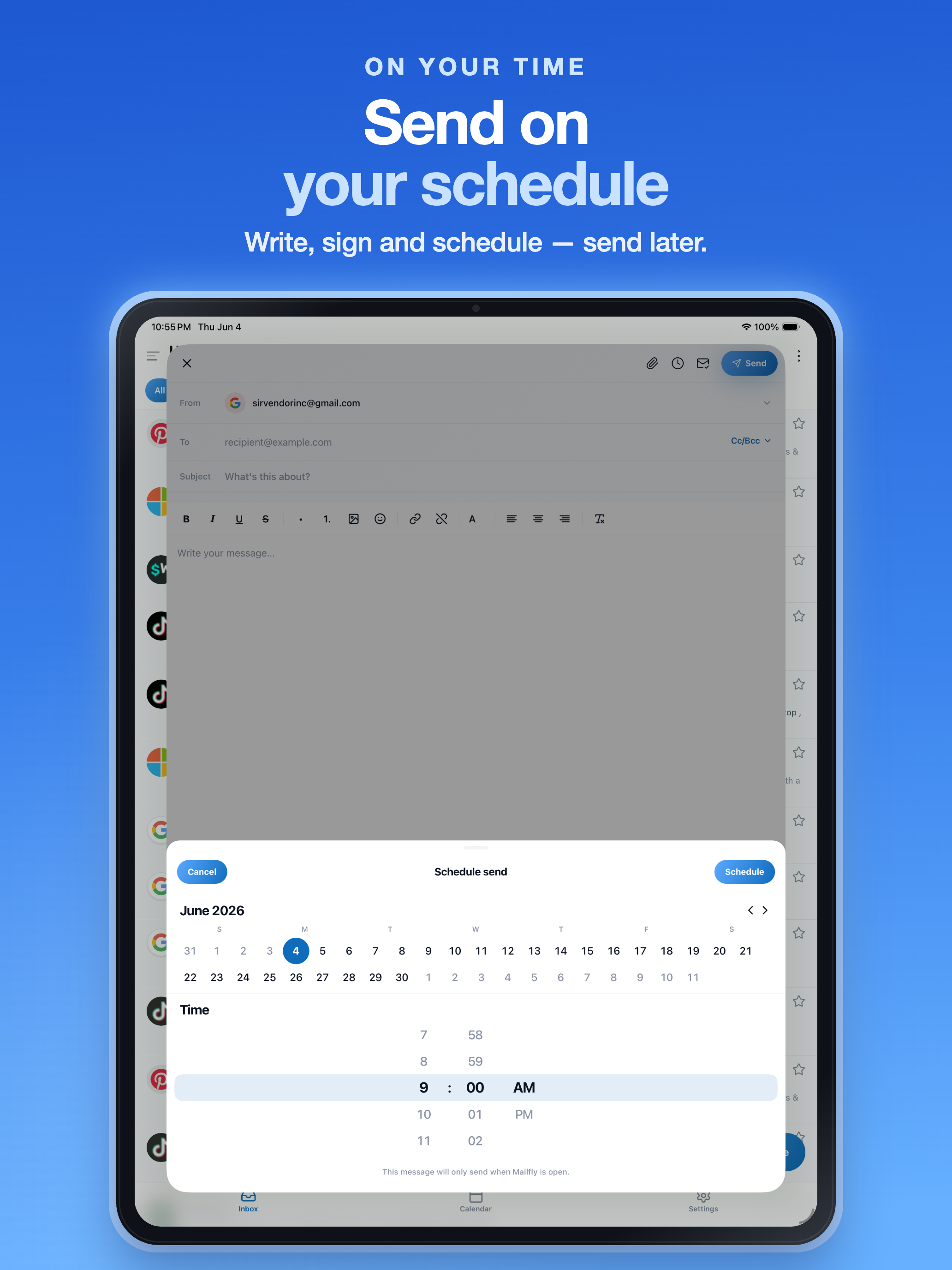 Mailfly: Email & Calendar screenshot 16