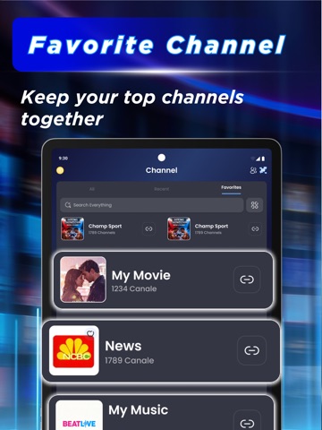 IPTV Smart Player - Live TV iPad screenshot