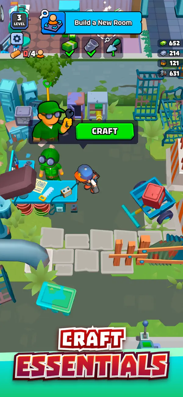 Fine to Survive - Zombie Idle Hack screenshot 7 - game app interface