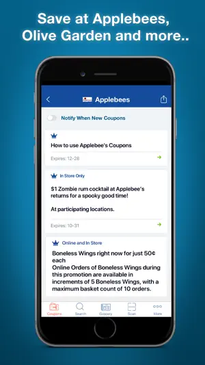 Restaurant Coupons, Fast Food screenshot 2