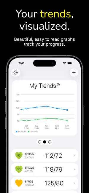 BP Lite: Blood Pressure Log screenshot 2