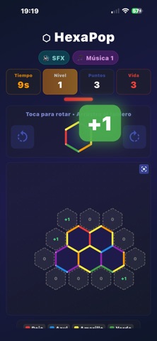 Hexapop screenshot