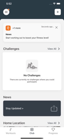 Places Fitness iPhone screenshot
