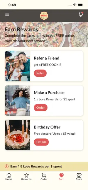 Uncle Maddios Pizza screenshot 3