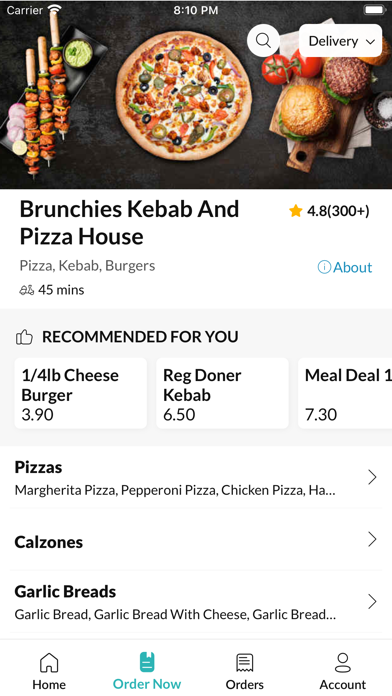 Brunchies Kebab & Pizza House Screenshot