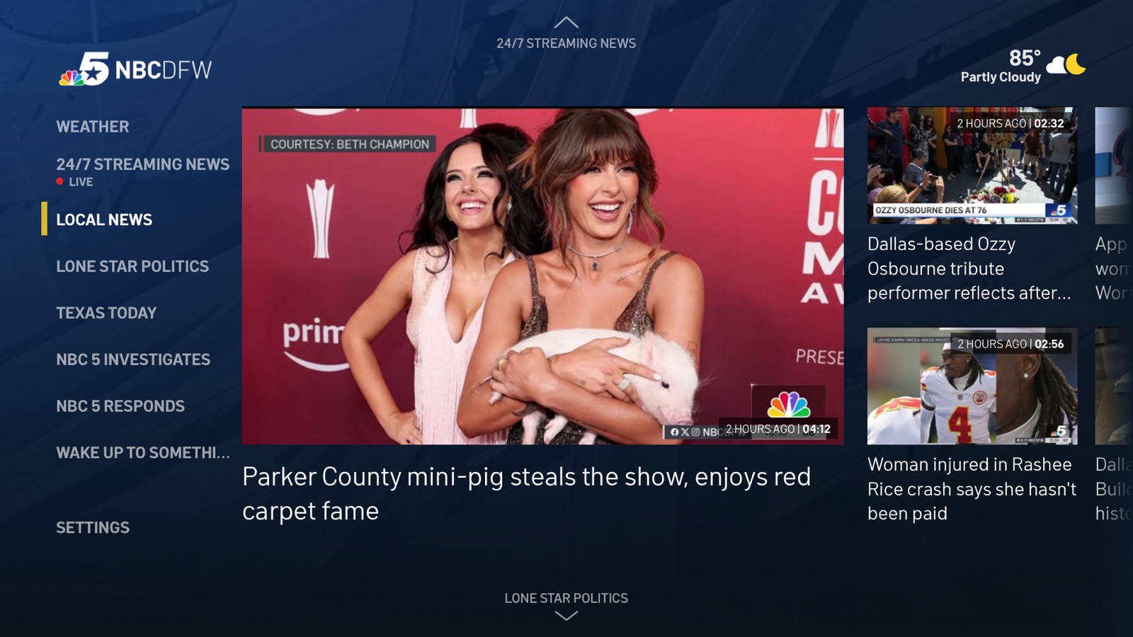 NBC 5 Dallas-Fort Worth News apple_tv screenshot 3