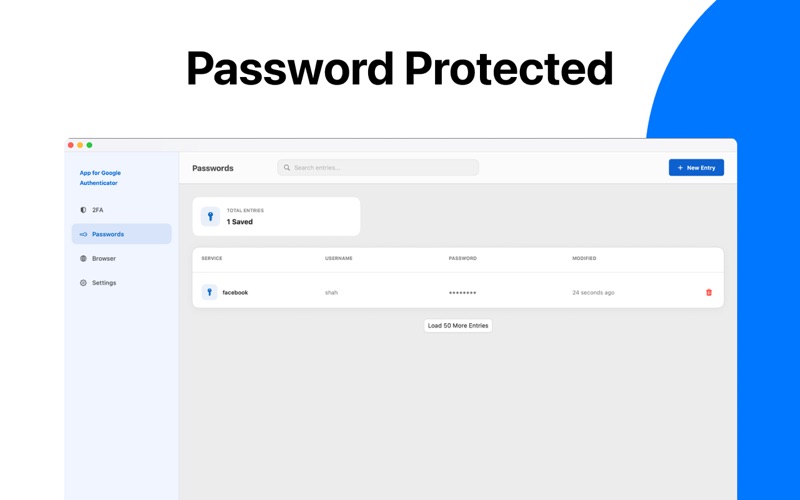 App For Google Authentication iPhone screenshot
