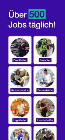 InStaff - Kurzfristige Jobs iPhone screenshot 1