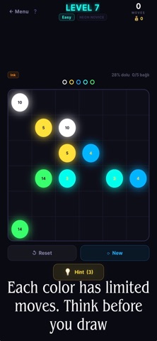 Neon Flow - Line Puzzle screenshot