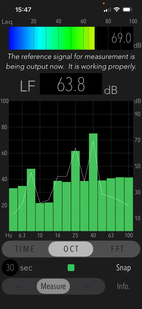 Screenshot #2 pour Low Frequency Detector