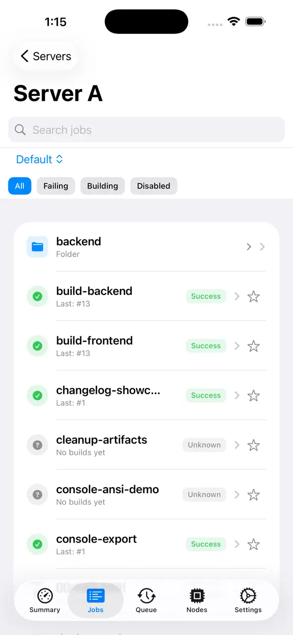 #3. Jenkins View (iOS) di: ALEXANDER MICHAEL GRANT