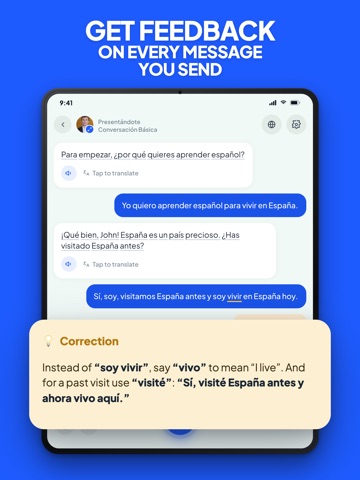 Speak Languages - Leximo AI iPad screenshot