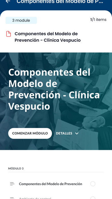 Capacitación en Salud Screenshot