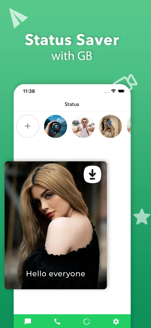 Screenshot #3 pour GB Plus - Dual Chat Messenger