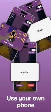 Imposter - Secret Word Game iPhone screenshot