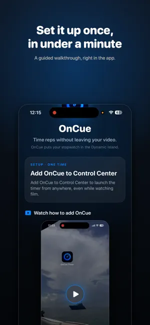 OnCue Widget Watch screenshot 1