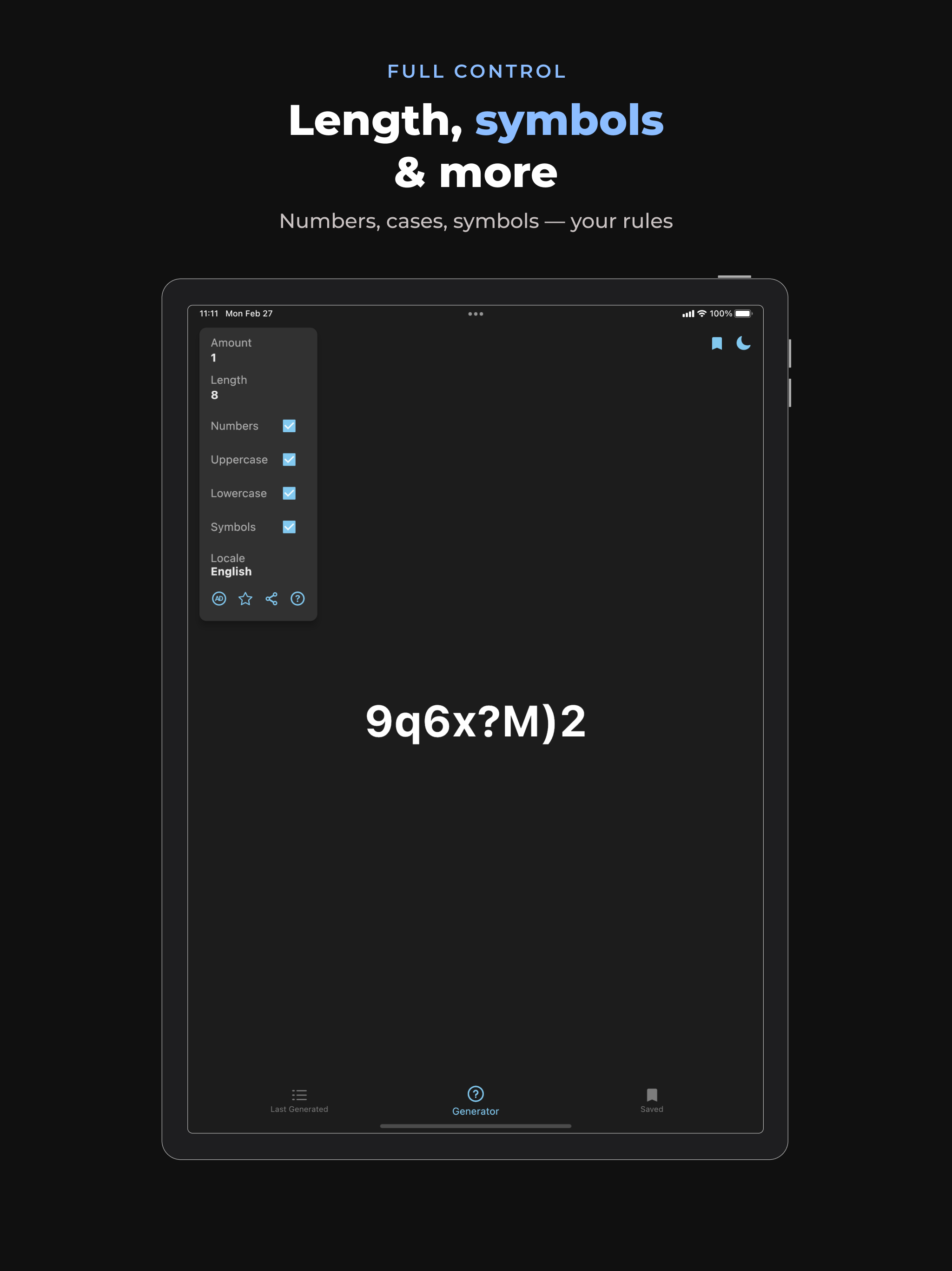 Random Password Generator: RPG screenshot 11