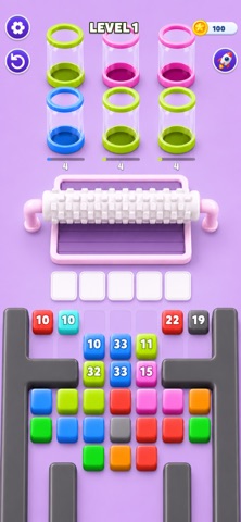 Sand Shred Cubes Puzzle iPhone screenshot