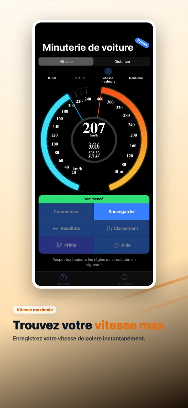 Screenshot #3 pour Car Timer: test de vitesse