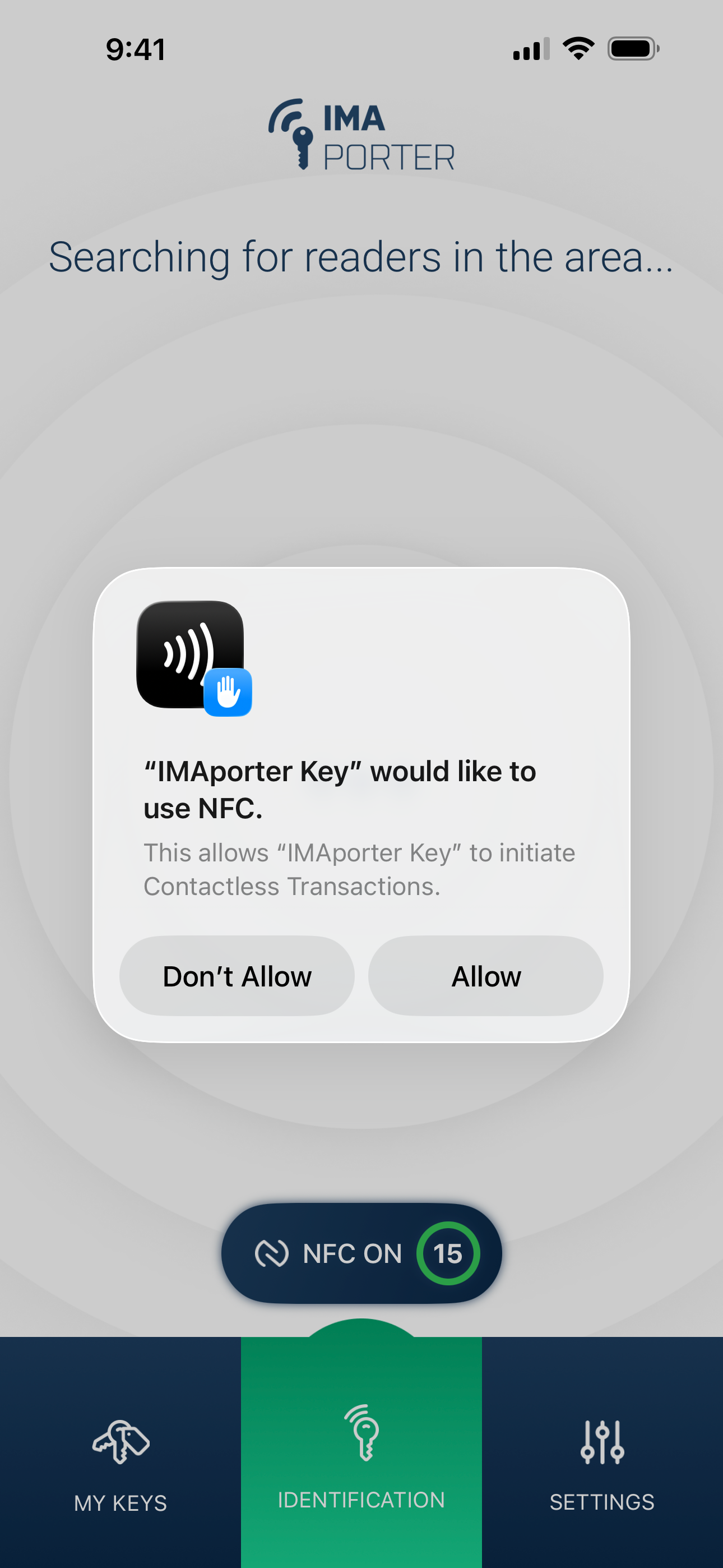 IMAporter MobileAccess Key