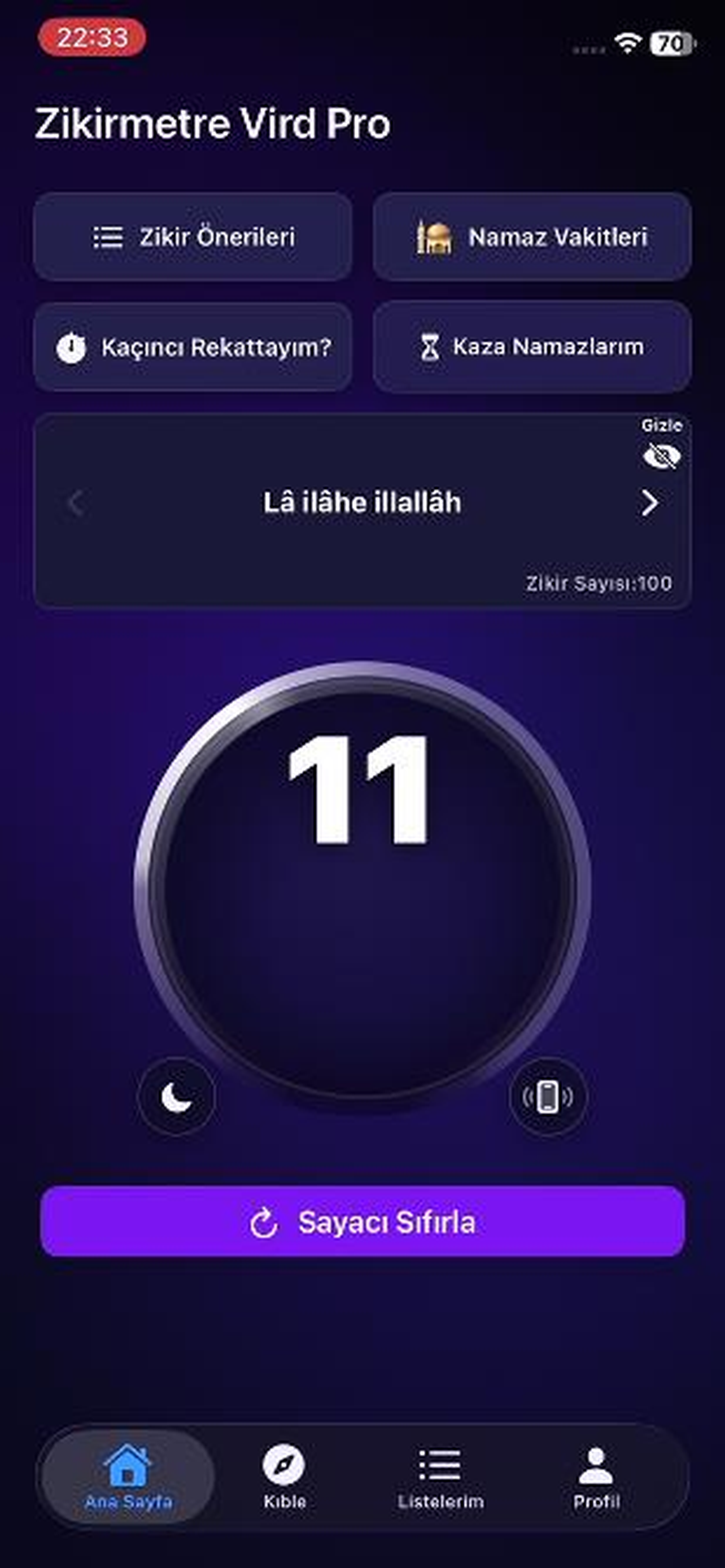 Zikirmetre Vird Pro