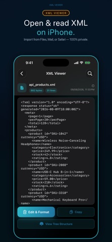 XML Viewer: Editor & Formatter screenshot