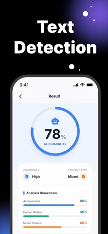 AI Detector Pro: Text & Image Screenshot 2 of 5