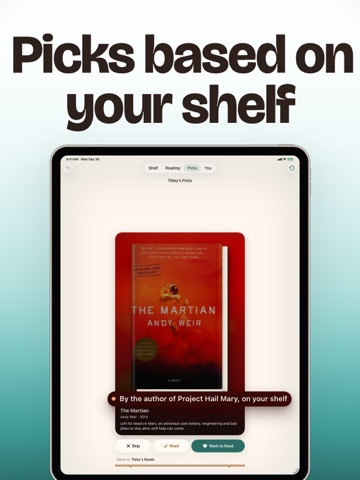 Tibby: Bookshelf & Tracker iPad screenshot 6