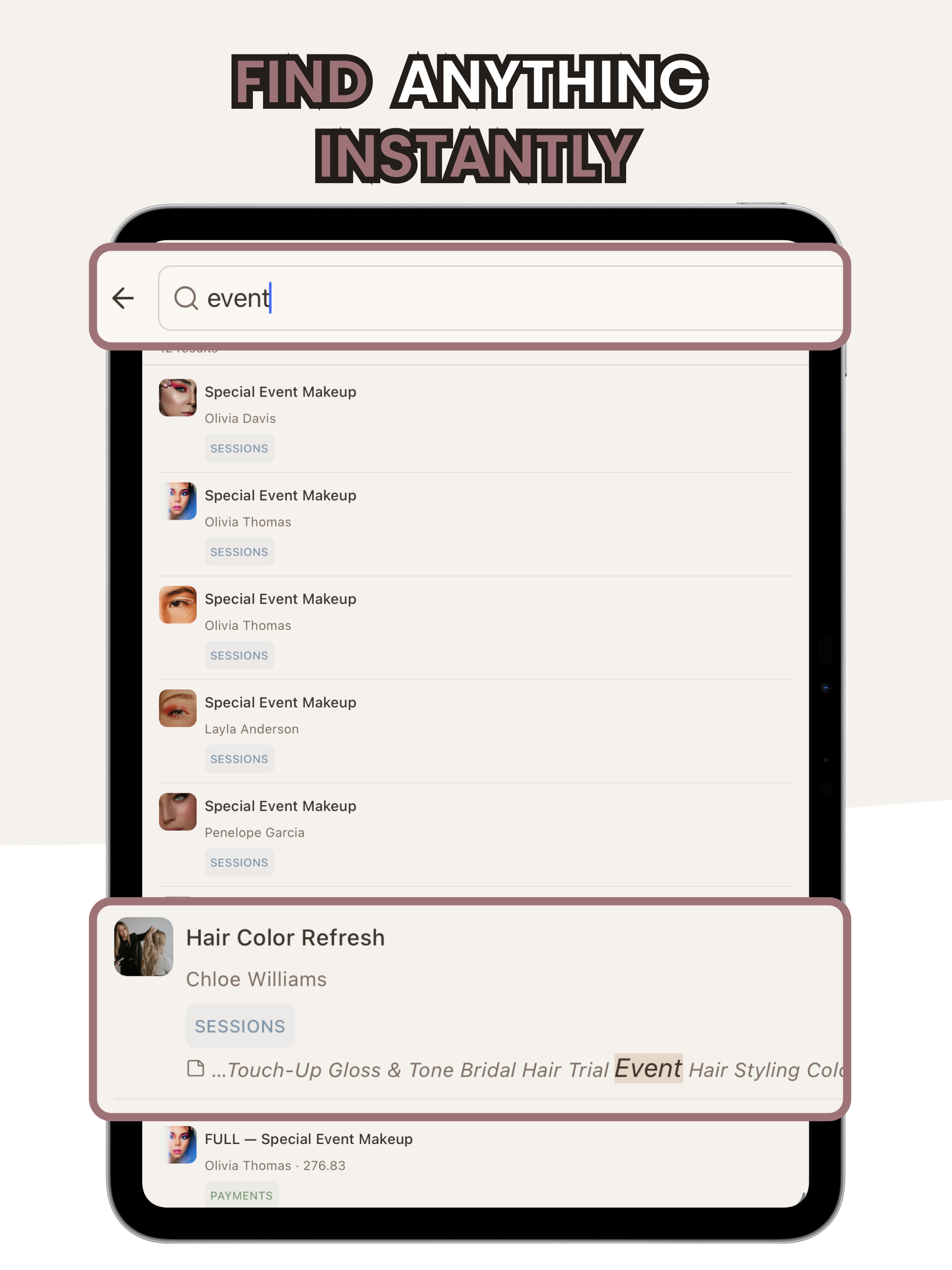 Glamorph: Beauty Clients