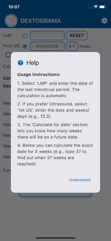 Dextograma iPhone screenshot
