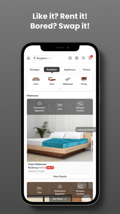 Rentomojo - Furniture on Rent Screenshot