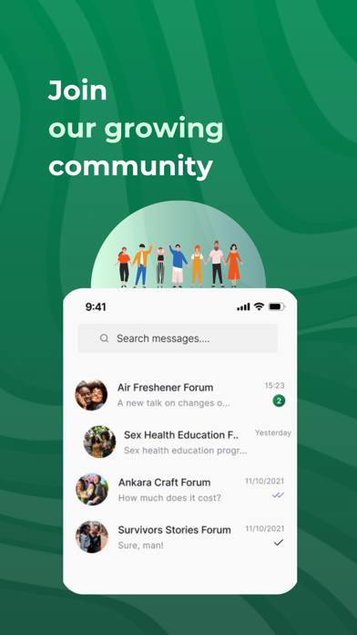 Hers Africa app screenshot