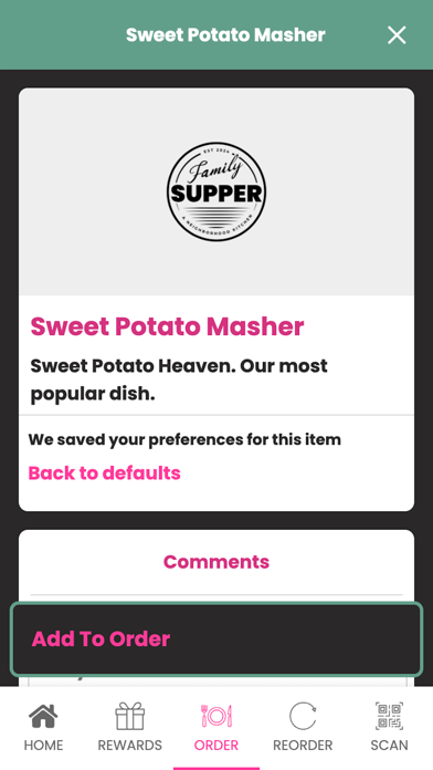 Family Supper Screenshot