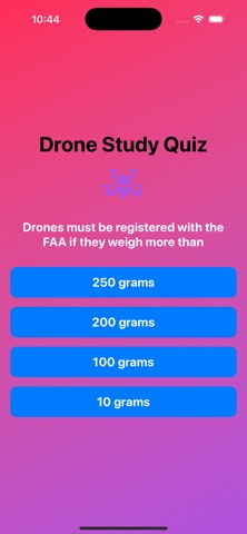 Drone Study Quiz Screenshot 3 of 6