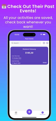 TrackTogether - 活动与开销管理 screenshot