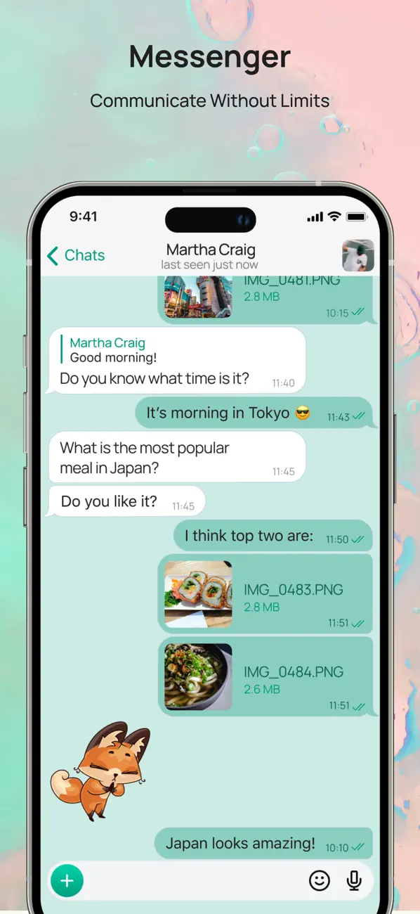 Screenshot #1 pour Sends Messenger