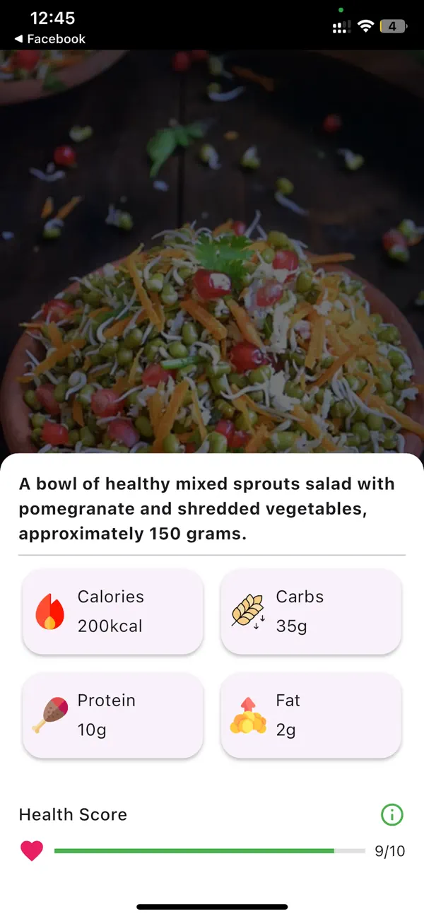 Screenshot #3 pour AI Calorie Counter
