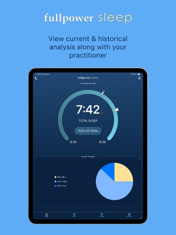 Fullpower® Sleep iPad screenshot