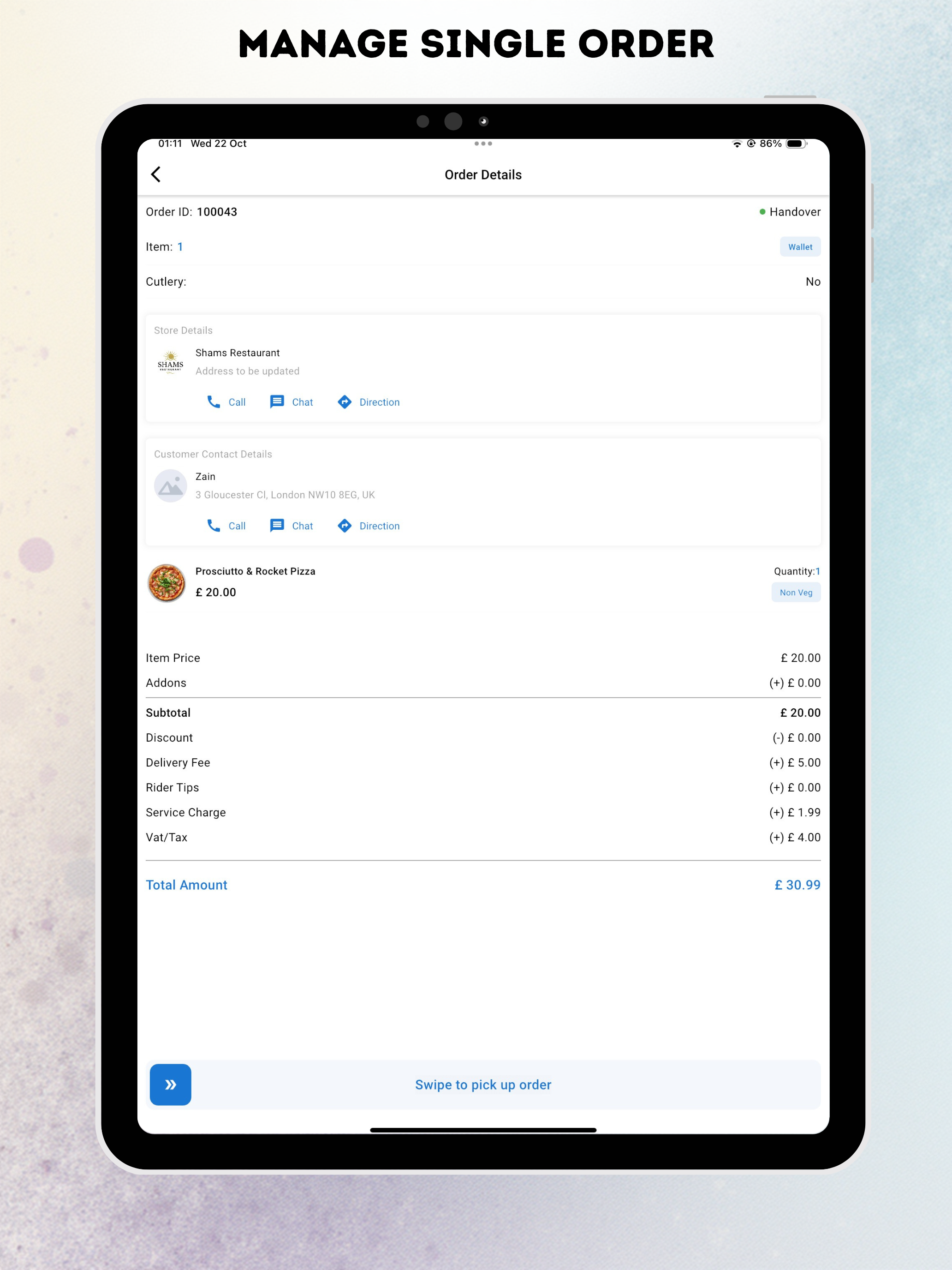 AllTap Merchant: Order Manager