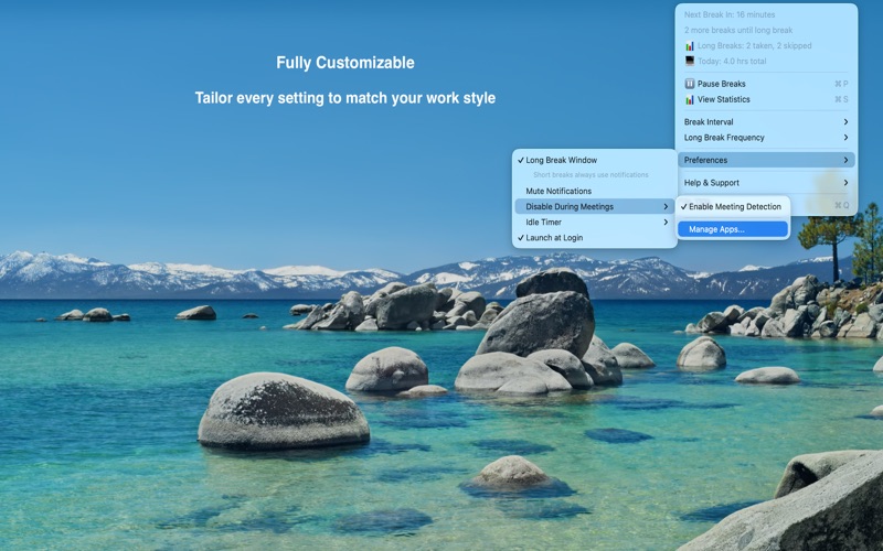 Rest & Focus - Ease Eyes screenshot