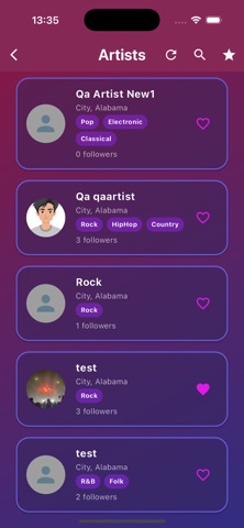 Shout - Music Concerts&Artists screenshot