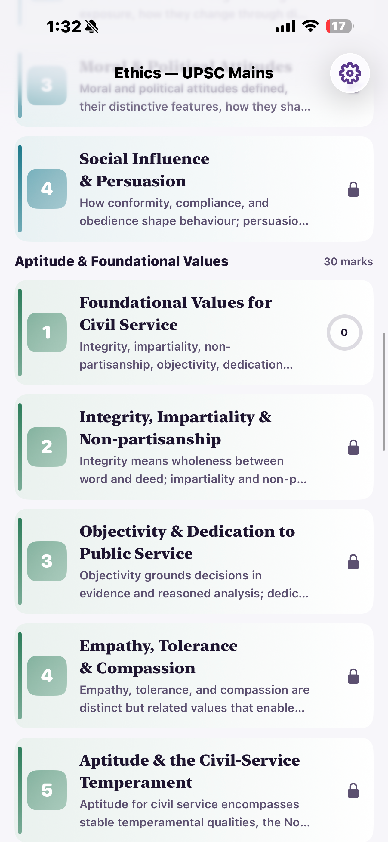 UPSC CSE Mains Quiz screenshot 8