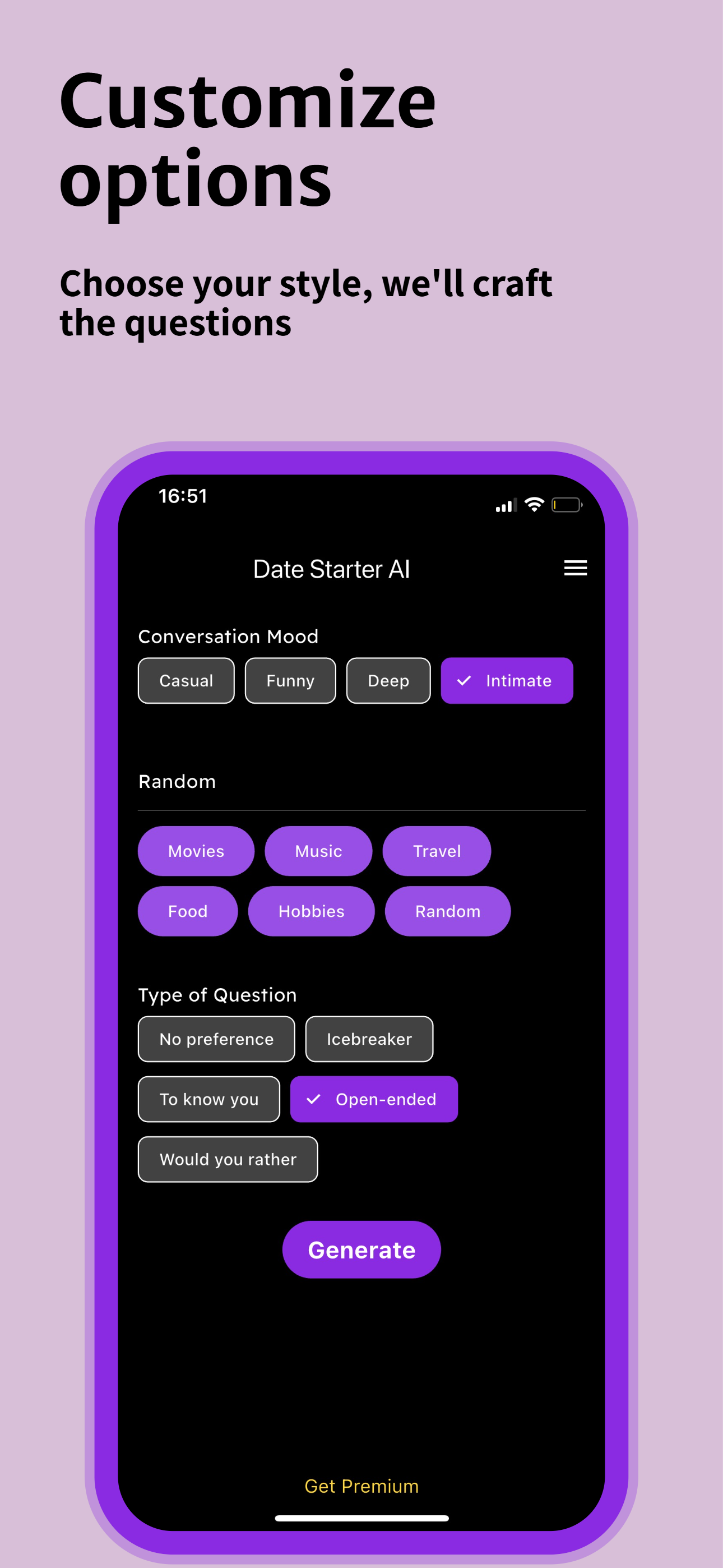 Date Starter AI