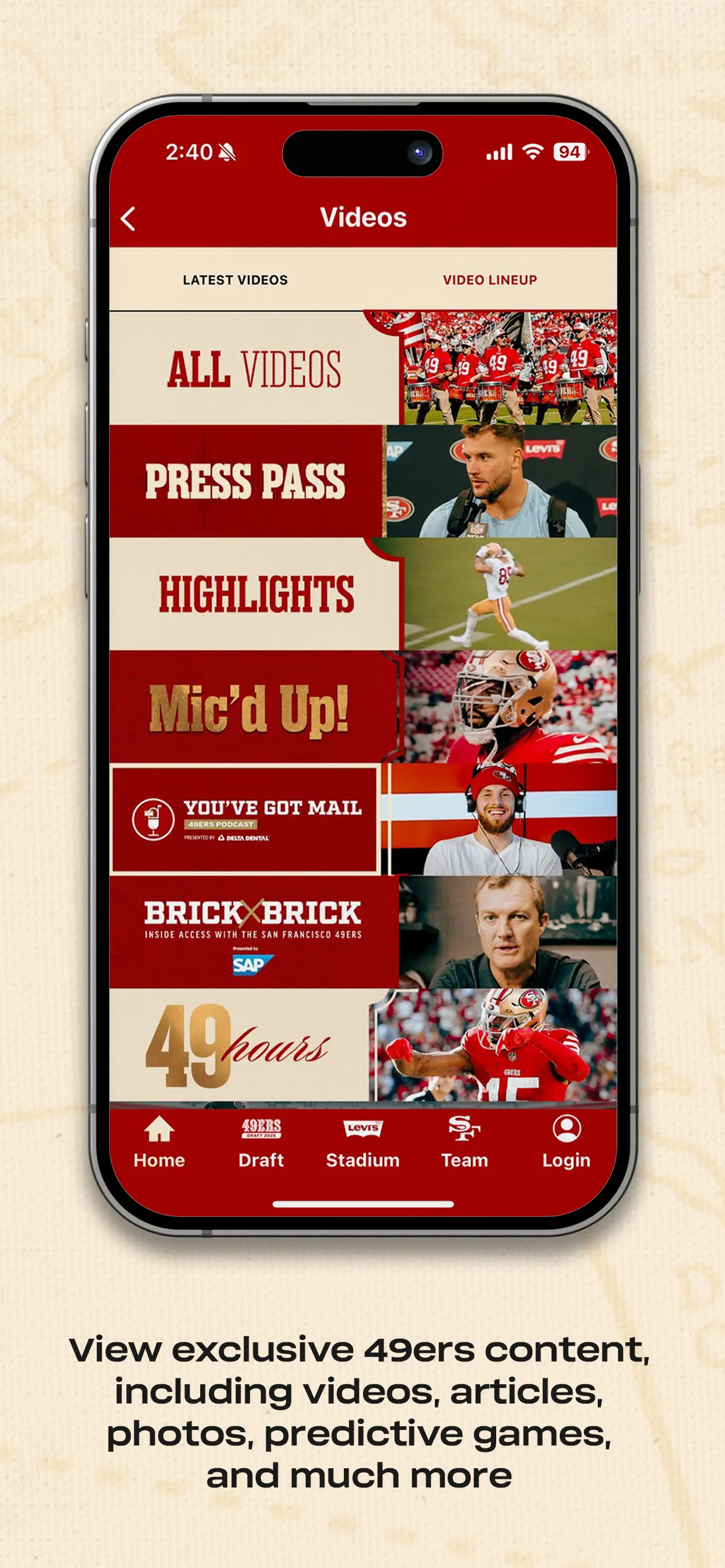 San Francisco 49ers screenshot 2